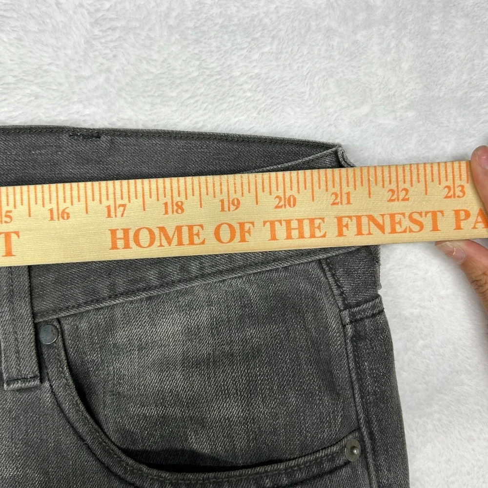 Levi's 514 Slim Straight Jeans Men's Gray Denim‎ Pockets Classic Zip Fly - 42X30